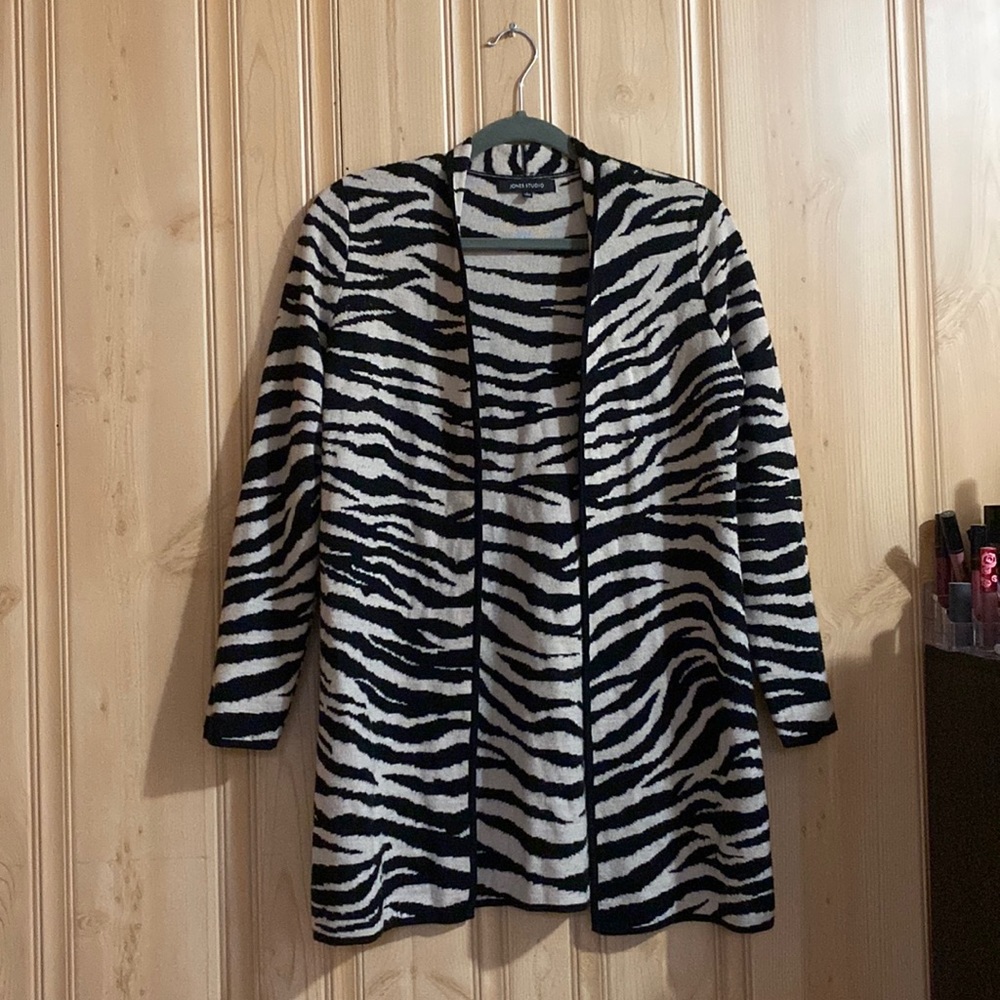 🖤 Zebra Long Cardigan